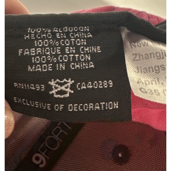 Youth Era Pink Floral ECU Pink Pirate Logo 9Forty Adjustable Hat - Picture 4 of 10